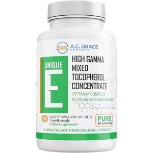 UNIQUE E Mixed Tocopherols Softgels, 30 Count
