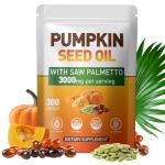 Pumpkin Seed Oil Capsules for Prostate and Hair Health