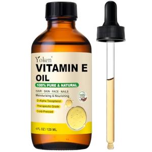 Yoken Organic Vitamin E Oil 4 Oz for Skin