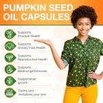 Pumpkin Seed Oil Capsules for Prostate and Hair Health
