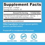 Doctor's Best Best Saw Palmetto Extract (320 mg), Softgel Capsules, 60-Count