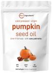 Pumpkin Seed Oil with Saw Palmetto, 3000mg Per Serving, 300 Softgels | Cold Pressed, Pure Virgin Oil, Essential Fatty Acids & Phytosterols | Supports Hair, Urinary, Bladder & Prostate Health | Non-GMO
