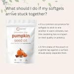 Pumpkin Seed Oil with Saw Palmetto, 3000mg Per Serving, 300 Softgels | Cold Pressed, Pure Virgin Oil, Essential Fatty Acids & Phytosterols | Supports Hair, Urinary, Bladder & Prostate Health | Non-GMO