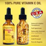 Seven Minerals New Ultra Pure Vitamin E Oil - 75,000 IU Full-Spectrum D-Alpha Tocopherol, 1 Fl Oz - 100% Organic Vitamin E Oil for Skin, Face, Hair, and Scars - Naturally Occurring = Not Synthetic