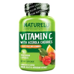 Naturelo Vitamin C & Acerola Cherry - 90 Capsules
