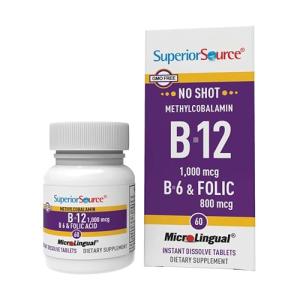 Vitamin B-12 Methylcobalamin with B-6 & Folic Acid