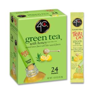 Green Tea Powder Drink Mix Packets, 24 Count