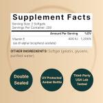 NatureBell Vitamin E Oil Softgels for Health