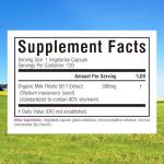 Organic Milk Thistle Supplement for Liver Health