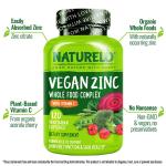 NATURELO Vegan Zinc with Vitamin C Capsules