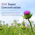 Organic Milk Thistle Supplement for Liver Health