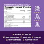 Airborne Elderberry + Zinc & Vitamin C Gummies For Adults, Immune Support Vitamin D & Zinc Gummies With Powerful Antioxidant Vitamins C D & E - 50 Gummies, Elderberry Flavor