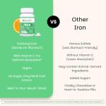 EZ Melts Dissolvable Iron Supplement 18 mg, Sugar-Free, 3-Month Supply - 1 Pack