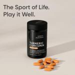 Sports Research Turmeric Curcumin C3 Complex 500 mg, Enhanced & Black Pepper and Organic Coconut Oil for Better Absorption; Non-GMO and Gluten Free - Standardized 95% Curcuminoids (60 Count Softgels)