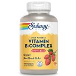 Solaray Strawberry Vitamin B-Complex Chewables, 50 Tablets