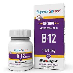 Methylcobalamin B-12 1,000 mcg Sublingual Tablets