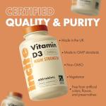 Vitamin D3 5000 IU Easy-Swallow Tablets