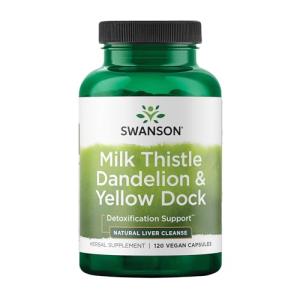 Swanson Herbal Liver Support with Milk Thistle & Dandelion