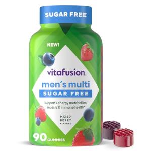 Vitafusion Sugar-Free Men's Multi Gummies, 90 Count