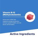 Methylcobalamin B-12 1,000 mcg Sublingual Tablets