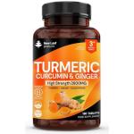 New Leaf Turmeric with Ginger & Black Pepper, 180 Tablets
