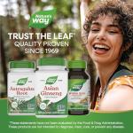 Nature's Way Asian Ginseng, Fights Fatigue*, 1,120mg Per 2-capsule Serving, Non-GMO Project Verified, Vegan, 100 Capsules (Packaging May Vary)