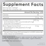 Sports Research Turmeric Curcumin C3 Complex - Softgels with Bioperine Black Pepper Extract & Organic Coconut Oil, Standardized 95% Curcuminoids - Non-GMO Verified & Gluten Free - 500mg, 120 Count