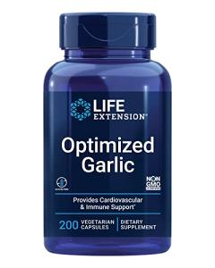 Life Extension Optimized Garlic Capsules for Heart Health
