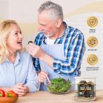 Organic Black Garlic Bulbs - Easy Peel Snack