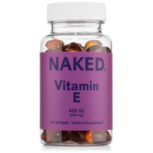 Naked Vitamin E 400 IU – Antioxidant Softgels