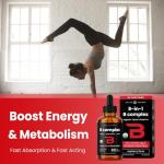 Organic B Complex Liquid Drops – Vegan Berry Flavor