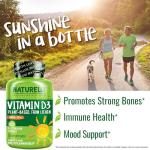 NATURELO Vitamin D3 - Plant-Based Immune Support