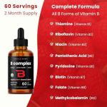 Organic B Complex Liquid Drops – Vegan Berry Flavor