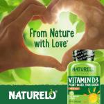 NATURELO Vitamin D3 - Plant-Based Immune Support