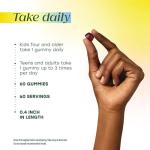 MegaFood Iron Energy Gummies, Iron Supplement for Women, Men, Teens & Kids with Vitamin B12 & B6, Vitamins, from The Makers of Blood Builder Supplement, Strawberry Flavor, 60 Count