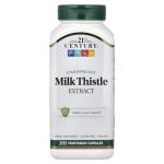 21st Century Milk Thistle Extract Veg Capsules, 200 Count