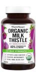 FarmHaven USDA Organic Milk Thistle Capsules |30X Concentrated Seed Extract & 80% Silymarin Standardized - Supports Liver Function and Overall Health | Non-GMO | 120 Veggie Capsules