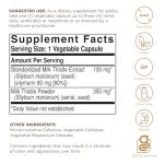 Solgar Milk Thistle - 100 Vegetable Capsules - Full Potency (FP) - Non-GMO, Vegan, Gluten Free, Dairy Free, Kosher - 100 Servings