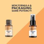 Vimergy Vegan D3 – Benefits Immune Function* – USDA Certified Organic, Vegan, Gluten-Free – 1000IU/Servings, 96 Servings