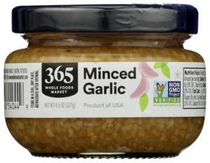 365 By Whole Foods Market Minced Garlic, 4.5 Ounce