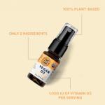 Vimergy Vegan D3 – Benefits Immune Function* – USDA Certified Organic, Vegan, Gluten-Free – 1000IU/Servings, 96 Servings