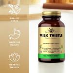 Solgar Milk Thistle - 100 Vegetable Capsules - Full Potency (FP) - Non-GMO, Vegan, Gluten Free, Dairy Free, Kosher - 100 Servings