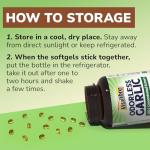 Vitalibre Odorless Garlic, 3,000mg Equivalent Per Serving, Extra Strength 100:1 Extract, Non-GMO, No Gluten, 300 Softgels