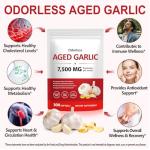 NVAJKIFE Aged Garlic Extract Softgels 7500mg Equivalent per Serving Odorless Garlic Supplement for Heart & Immune Support 300 Count, 5 Month Supply