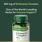 Echinacea Complex by Nature's Bounty, Herbal Supplement, Supports Immune Health, 450 mg, 100 Capsules