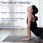 Stellar Secret Korean Red Ginseng 1500mg Gummies - Ginseng Supplement for Energy, Immune System Support, Panax Ginseng for Memory Function, Blood Circulation, Peach Flavor, 60 Count