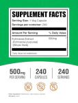 BulkSupplements.com Echinacea Extract Capsules - Echinacea Supplement, Echinacea Capsules 500mg - Immune Support, Gluten Free, 1 Capsule per Serving, 240 Capsules (Pack of 1)