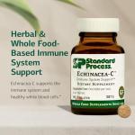 Standard Process Echinacea-C - Supplement for Immune System Support - Offers Daily Vitamin C Dose - Gluten-Free, Non-Dairy & Non-Soy - 90 Tablets (90 Servings)