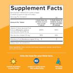 Renzo's Invincible Vitamin C for Kids with Elderberry and Zinc, Dissolvable Kids Vitamins for Immune Support, 60 Orange-Flavored Melty Tabs