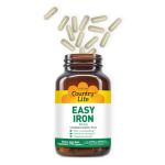 Country Life Easy Iron 25mg Capsules - Gentle Non-Constipating Ferrochel - Vegan Vitamin Supplement for Women & Men - Supports Body Energy